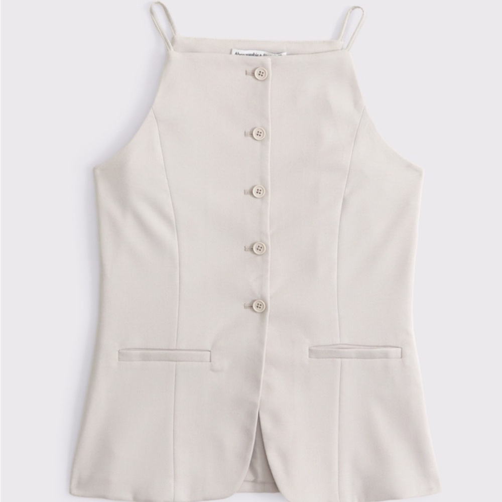 Abercrombie&Fitch High Neck Suiting Vest M